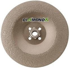 Camel Grinding Wheels - 24 Grit, 7" Wheel Diam, 1/4" Wheel Thickness, Type 29 Depressed Center Wheel - Diamond, 8,500 Max RPM - All Tool & Supply