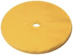 Osborn - 8" Diam x 1/4" Thick Unmounted Buffing Wheel - 30 Ply, Loose Sewn, 1" Arbor Hole, Soft Density, Soft Grade - All Tool & Supply