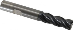 OSG - 1/2" Diam 4 Flute Solid Carbide 0.09" Corner Radius End Mill - All Tool & Supply