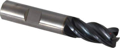 OSG - 1/2", 4 Flute, Single End, Solid Carbide, 0.06" Corner Radius End Mill - 3" OAL, 35° Helix, Right Hand Flute, 1" LOC, Right Hand Cut - All Tool & Supply