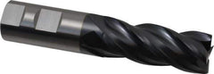 OSG - 1", 2-1/2" LOC, 1" Shank Diam, 5" OAL, 4 Flute, Solid Carbide Square End Mill - Single End, TiAlN Finish, Spiral Flute, 35° Helix, Centercutting, Right Hand Cut, Right Hand Flute, Series VG441 - All Tool & Supply