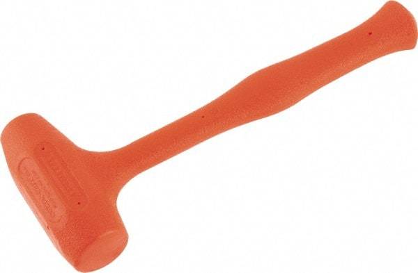 Proto - 28 oz Head 2" Face Diam Urethane Dead Blow Hammer - 12" OAL, Urethane Handle - All Tool & Supply