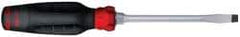 Proto - 210mm OAL Keystone Slotted Screwdriver - 102mm Blade Length, Round Shank, Ergonomic Handle - All Tool & Supply