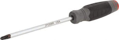 Proto - #3, 10-1/2" OAL, Standard Phillips Screwdriver - 6" Blade Length, Round Shank, Ergonomic Handle - All Tool & Supply