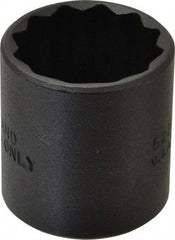 Proto - 15/16", 3/8" Drive, Standard Hand Socket - 12 Points, 1-9/16" OAL, Alloy Steel, Black Finish - All Tool & Supply