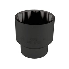 Proto - 1-7/16", 1/2" Drive, Standard Hand Socket - 12 Points, 2-1/8" OAL, Alloy Steel, Black Finish - All Tool & Supply