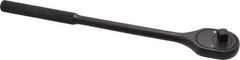 Proto - 3/8" Drive Pear Head Ratchet - Black Oxide Finish, 11" OAL, 24 Gear Teeth - All Tool & Supply