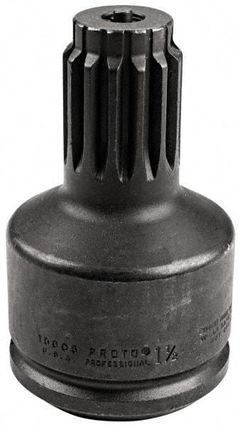 Proto - No. 5 Spline Male 1-1/2 Female Impact Drive Adapter - 5-3/8" OAL - All Tool & Supply