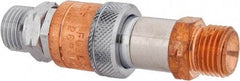 Value Collection - 9/16" Thread, RH Oxygen & LH Fuel Pair Hose to Hose Quick Connector - 3/8" ID, 9/16 NPTF - All Tool & Supply