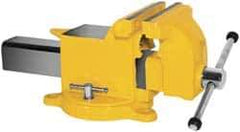 Yost Vises - 4" Jaw Width x 4" Jaw Opening Capacity, 2-1/4" Throat Depth, Bench & Pipe Combination Vise - 1/4 to 1-1/2" Pipe Capacity, Swivel Base, Bolt Down Attachment, Steel - All Tool & Supply