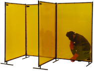 6' x 6' Yellow Transparent Vinyl Screen - All Tool & Supply