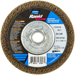 Norton - Deburring Wheels Wheel Type: 27 Wheel Diameter (Inch): 4.5 - All Tool & Supply