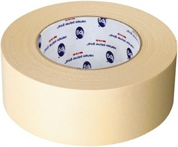 Intertape - 3" Wide x 60 Yd Long White Paper Masking Tape - Series 519, 6 mil Thick, 23 In/Lb Tensile Strength - All Tool & Supply