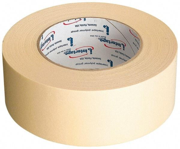 Intertape - 3" Wide x 60 Yd Long Tan Paper Masking Tape - Series 513, 5 mil Thick, 19 In/Lb Tensile Strength - All Tool & Supply