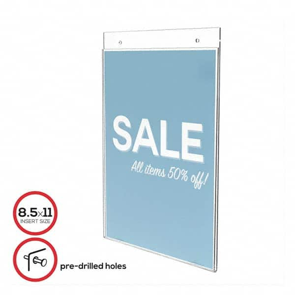 Deflect-o - Display & Organizer Accessories Type: Sign Holder For Use With: Signs - All Tool & Supply