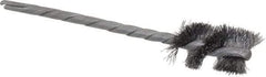 Osborn - 1" Long x 9/16" Diam Steel Internal Spiral Brush - Single Spiral, 3-1/2" OAL, 0.005" Wire Diam, 1/8" Shank Diam - All Tool & Supply