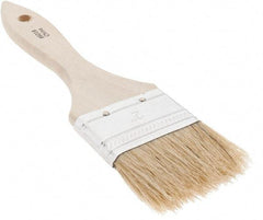 Osborn - 2" Flat Hog Chip Brush - 1-1/2" Bristle Length, 5" Wood Dowel Handle - All Tool & Supply