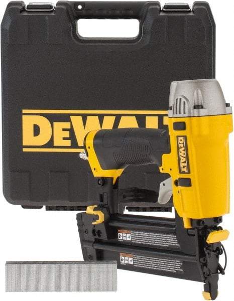 DeWALT - 5/8 to 2" Nail Length, 5/8 to 2" Nail Diam, 18 Gauge Brad Air Nailer Kit - 70 to 120 psi - All Tool & Supply