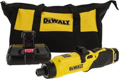 DeWALT - 8 Volts, Lithium-Ion Battery, Swivel Handle Cordless Screwdriver - 430 RPM, 23 Inch/Lbs. Torque - All Tool & Supply