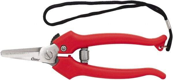 Clauss - 3" LOC, 9-15/32" OAL Scissors - Steel Handle, For Paper, Fabric - All Tool & Supply