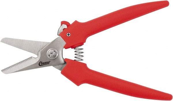 Clauss - 3" LOC, 10-1/2" OAL Chrome Plated Scissors - Steel Handle, For Paper, Fabric - All Tool & Supply