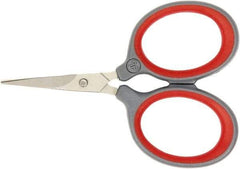 Clauss - 1" LOC, 3" OAL Titanium Scissors - Plastic Handle, For Paper, Fabric - All Tool & Supply