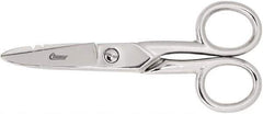 Clauss - 2" LOC, 5-1/4" OAL Scissors - Steel Handle, For Paper, Fabric - All Tool & Supply