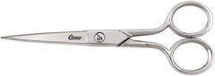 Clauss - 2" LOC, 6" OAL Cutlery Steel Scissors - Steel Handle, For Paper, Fabric - All Tool & Supply