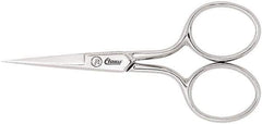 Clauss - 1" LOC, 3-1/2" OAL Scissors - Steel Handle, For Paper, Fabric - All Tool & Supply