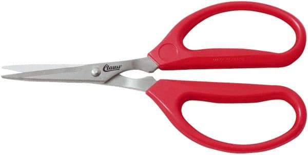 Clauss - 3" LOC, 9-1/4" OAL Stainless Steel Trimmers - Plastic Handle, For Paper, Fabric - All Tool & Supply