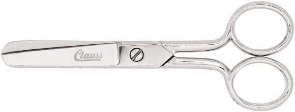 Clauss - 2" LOC, 8-5/8" OAL Carbon Steel Blunt Point Scissors - For Paper, Fabric - All Tool & Supply