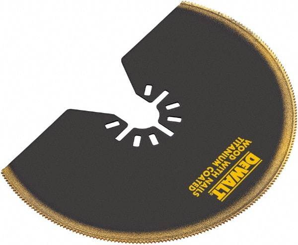 DeWALT - Titanium Head Rotary & Multi-Tool Semicircle Blade - Universal Fitment for Use on All Major Brands (No Adapter Required) - All Tool & Supply