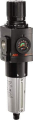 ARO/Ingersoll-Rand - 3/4" NPT Port Heavy Duty 1 Piece Filter/Regulator FRL Unit - Metal Bowl, 236 SCFM, 250 Max psi, 14.689" High x 4.091" Long, Automatic Drain - All Tool & Supply