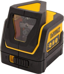 DeWALT - 2 Beam 165' Max Range Line Laser Level - Red Beam, 3/32" Accuracy, Battery Included - All Tool & Supply