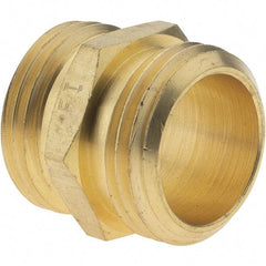 Value Collection - 3/4 Garden Hose Adapter - Brass, Male Hose to Male Hose Connector - All Tool & Supply