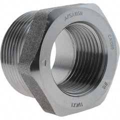 Value Collection - Size 1-1/4 x 1", Class 3,000, Forged Carbon Steel Black Pipe Bushing - NPT End Connection - All Tool & Supply