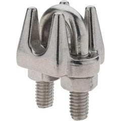 Value Collection - 1/4" Wire Rope Clips - Stainless Steel - All Tool & Supply