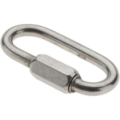 Value Collection - Stainless Steel Quick Link - 3/16" Diameter, 800 Lb Load Limit - All Tool & Supply