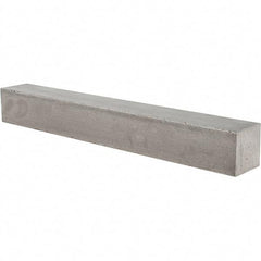 Value Collection - 12" Long x 1-1/2" High x 1-1/2" Wide, Plain Steel Oversized Key Stock - Cold Drawn Steel - All Tool & Supply