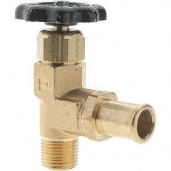 Parker - Hose I.D. x MNPTF End Connection Brass Truck Valve - 3.73" OAL - All Tool & Supply