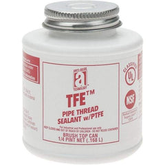 Value Collection - 4 oz Brush Top Can Pipe Sealant - PTFE Based, 500°F Max Working Temp - All Tool & Supply