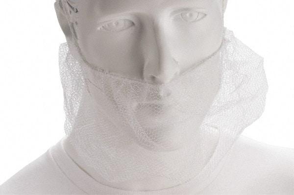 Value Collection - Disposable Beard Covers, Bouffants & Hairnets Type: Beard Cover Material: Nylon - All Tool & Supply