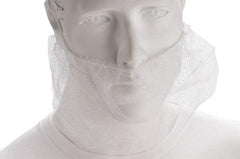 Value Collection - Disposable Beard Covers, Bouffants & Hairnets Type: Beard Cover Material: Nylon - All Tool & Supply