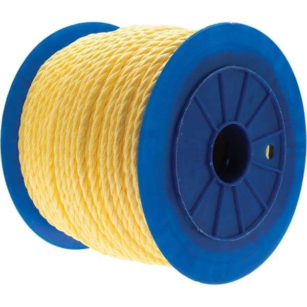 Value Collection - 600' Max Length Polypropylene Twisted Rope - 3/8" Diam - All Tool & Supply