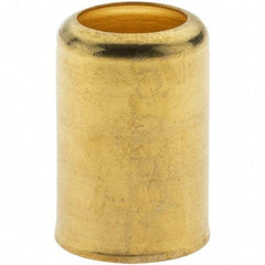 Value Collection - 0.6" ID Hose Ferrule - Brass, 0.968" Long - All Tool & Supply