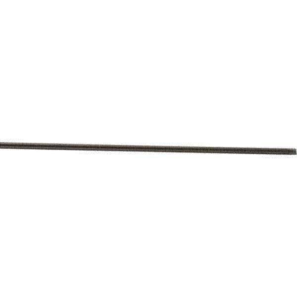 Value Collection - #8-32 UNC (Coarse), 3' Long, Stainless Steel Threaded Rod - 3' Long - All Tool & Supply