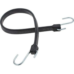 Value Collection - Heavy Duty Tie Down with S Hook - 24" OAL, Black - All Tool & Supply