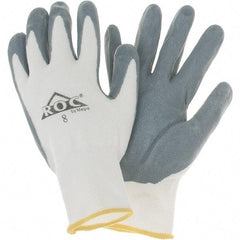 Value Collection - Size M Polyurethane Coated Work Gloves - Gray, Paired - All Tool & Supply