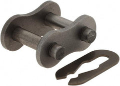 Value Collection - ANSI 40, Spring Type Roller Chain Connecting Link - For Use with Single Strand Chain - All Tool & Supply