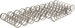 Value Collection - 19/32" OD, 0.04" Wire, Compression Spring - 3.1 Lb Spring Rating, Spring Steel - All Tool & Supply